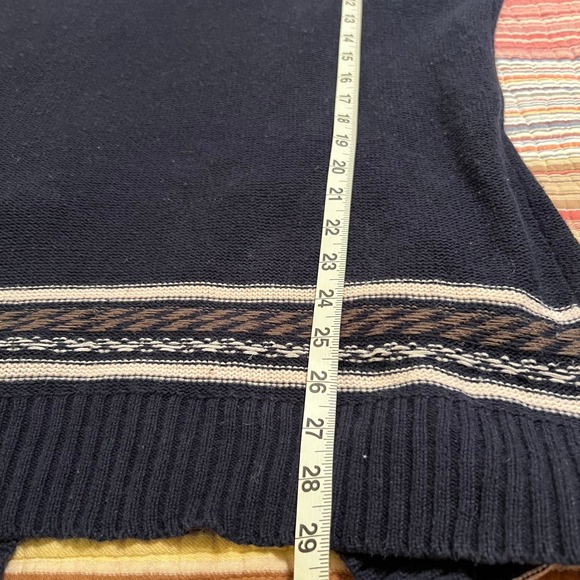 ABOUND Women Navy Blue Cable Knit Shawl Collar Long Cardigan Sweater Size L - Picture 7 of 7